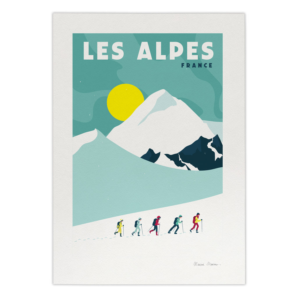 Les Alpes - Print