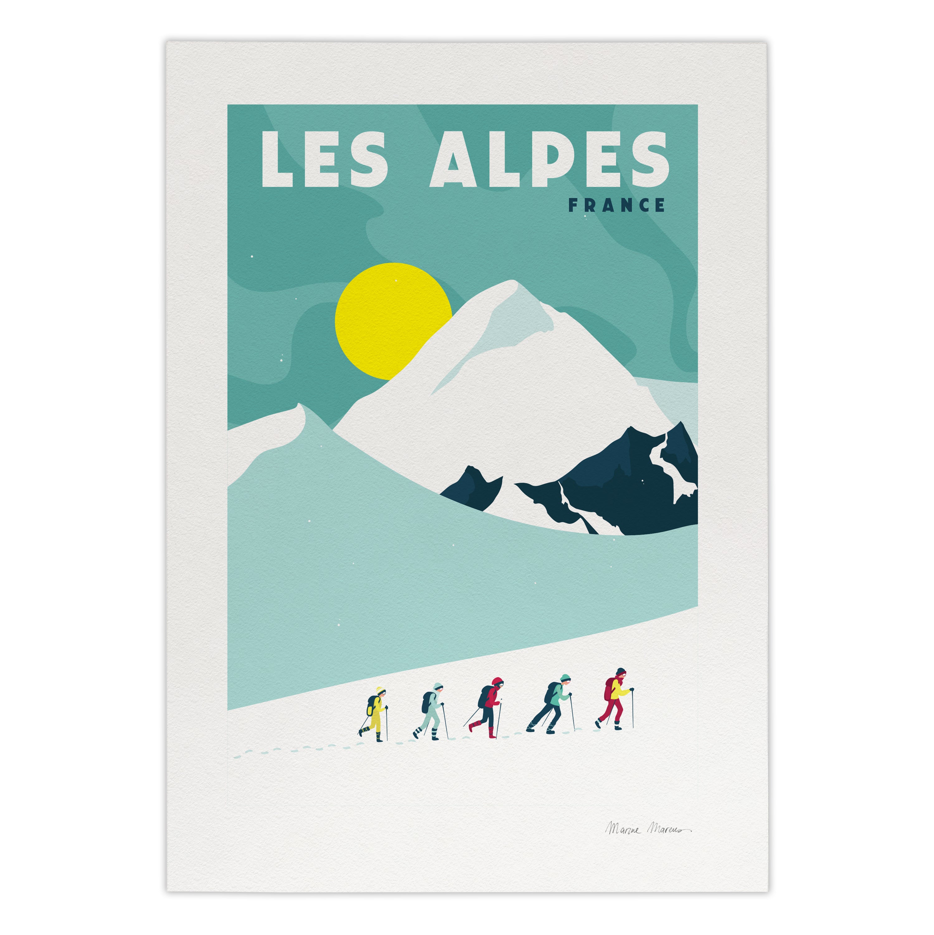 Les Alpes - Print