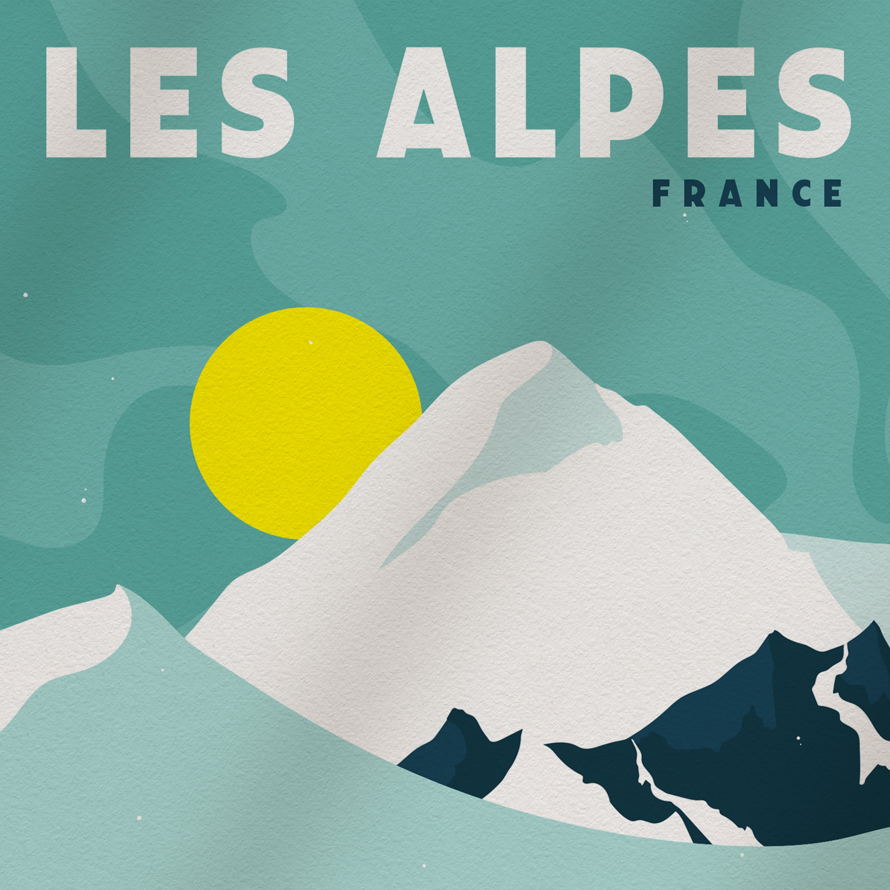 Les Alpes - Print