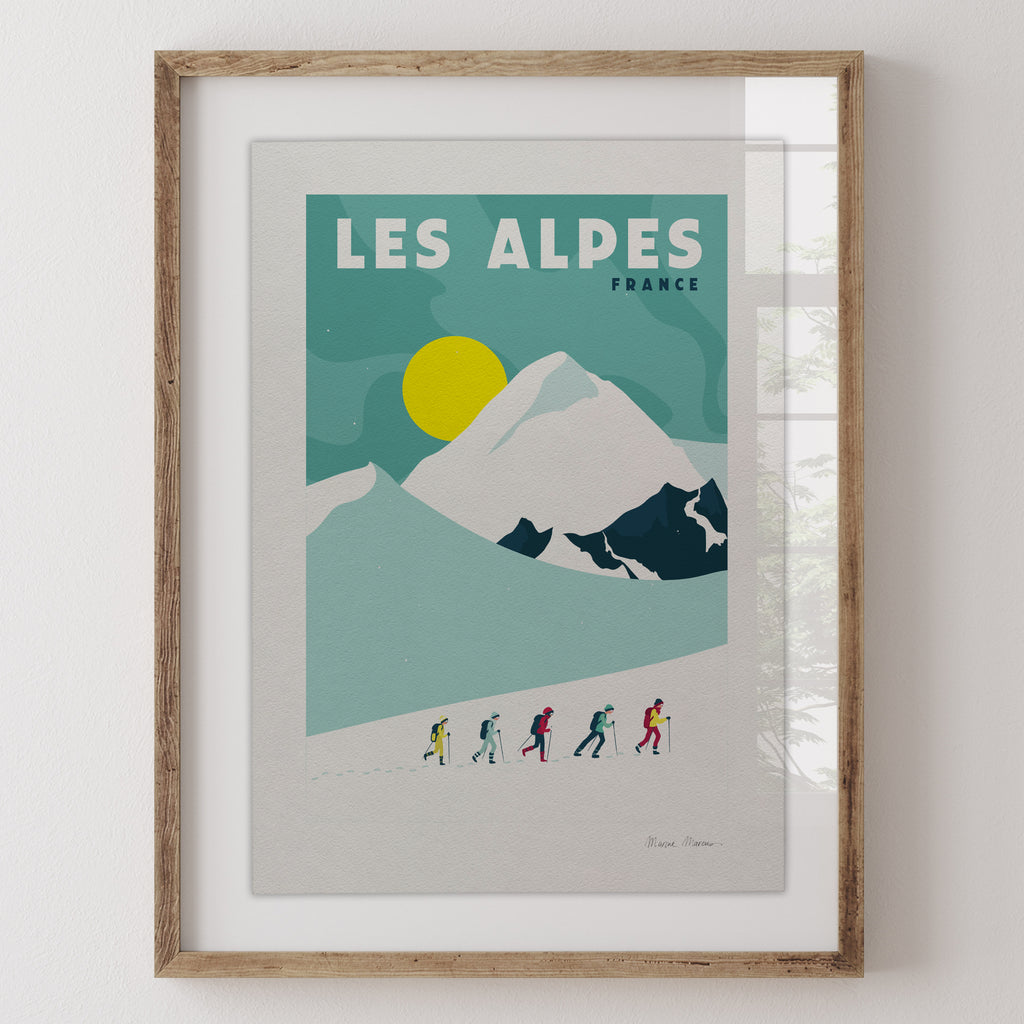 Les Alpes - Print