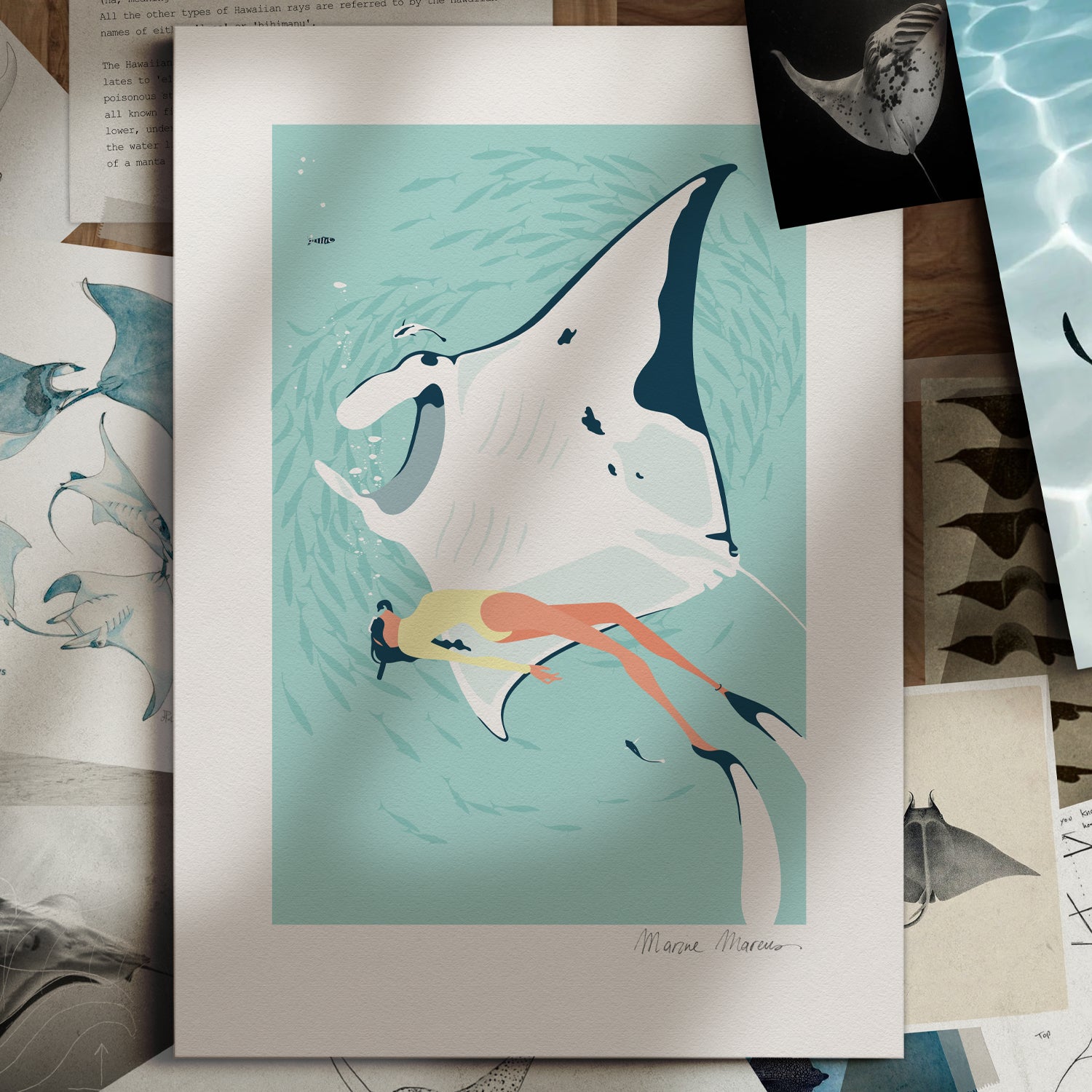 Les Mantas de Maupiti