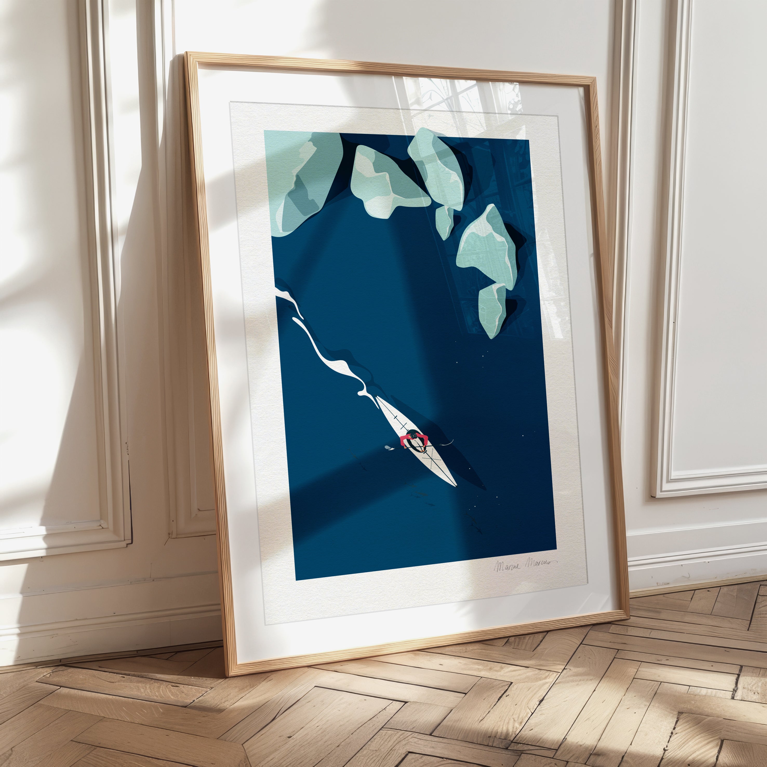 "Paddling in Lake Tahoe"