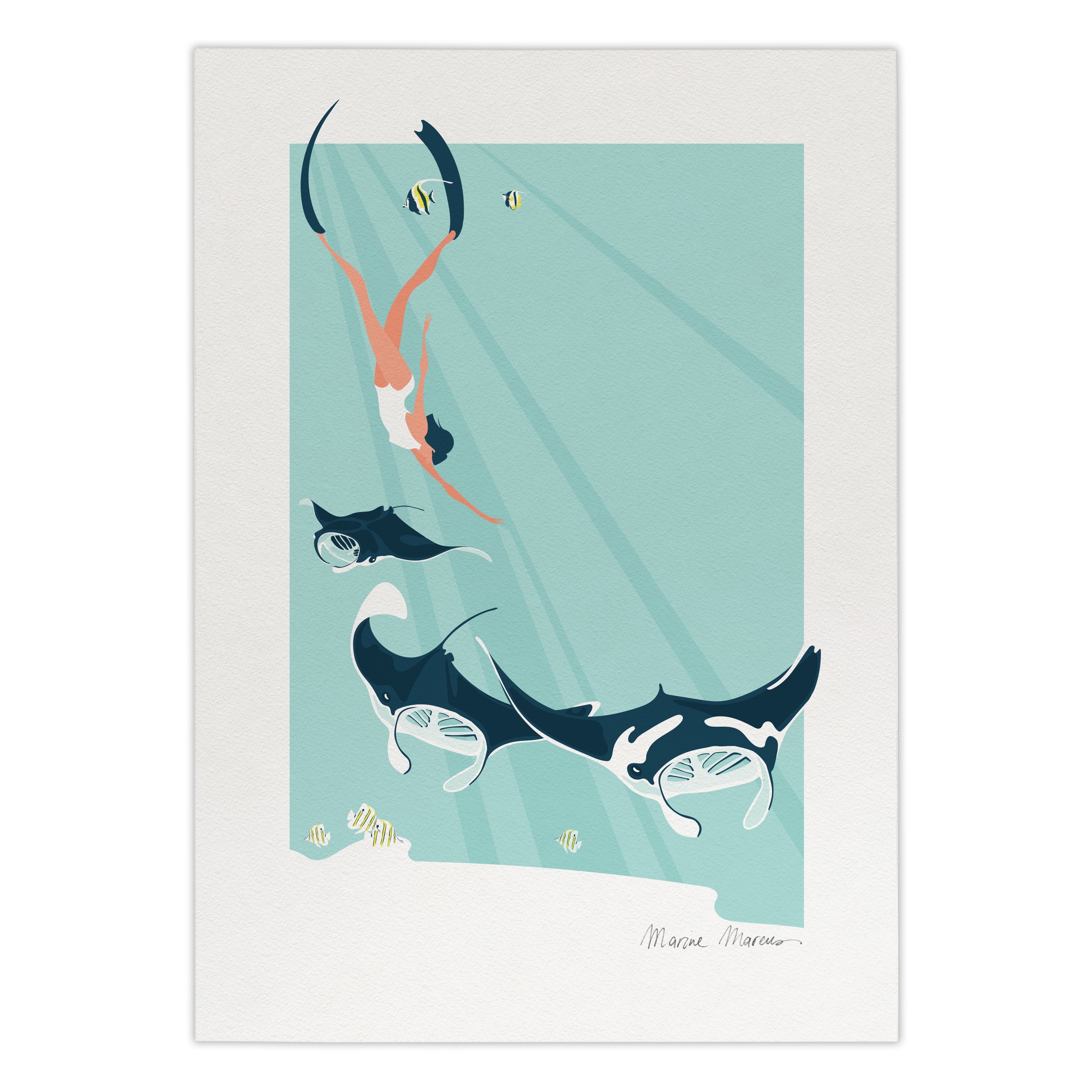 Les Mantas de Maupiti