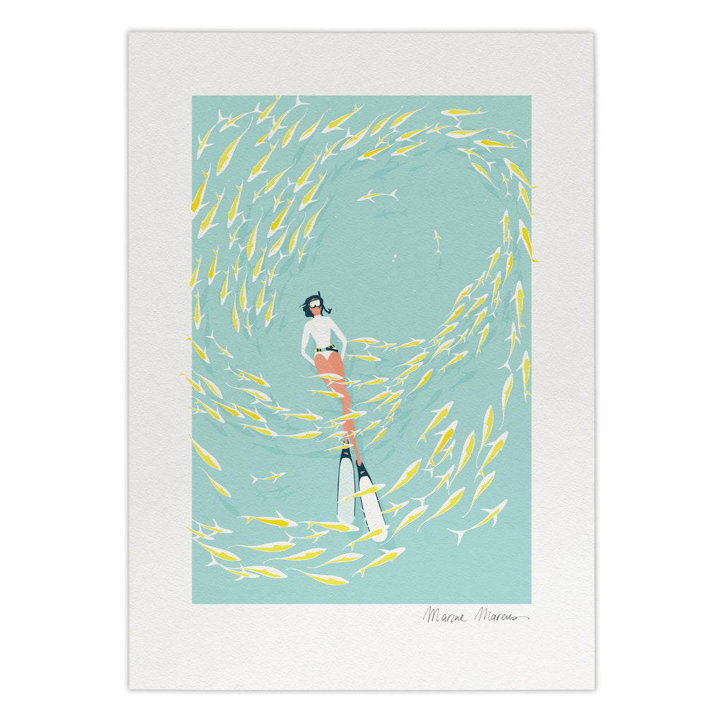 Blissful Swirl - Print